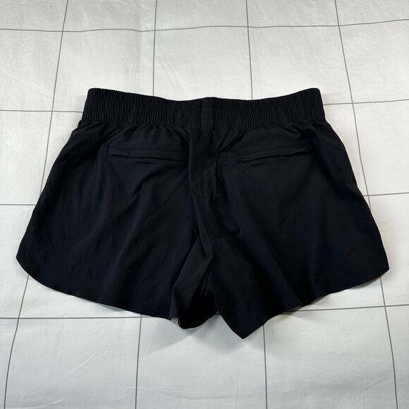 Athleta Shorts Womens 8 Black Mod Trekkie Zip Pocket Ripstop Pull On Athletic - Picture 3 of 11